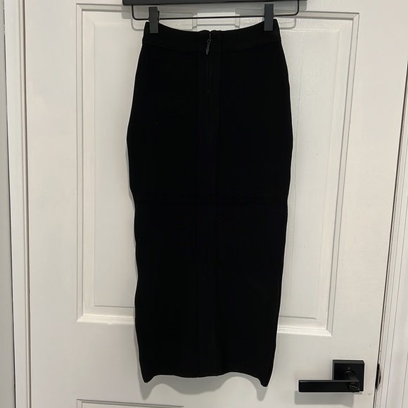 ARITZIA • TEN BY BABATON bandage midi skirt 0 - Picture 4 of 4